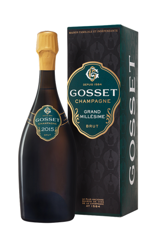 GOSSET GRAND MILLÉSIME 2015 BRUT | CARDBOARD BOX WITH 6 INDIVIDUAL CASES WITH 1 BOTTLE 0.75L