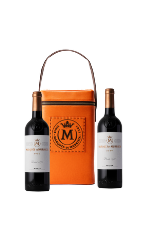 MARQUÉS DE MURRIETA 2020 | Estuche de piel naranja con 2 botellas 0,75l