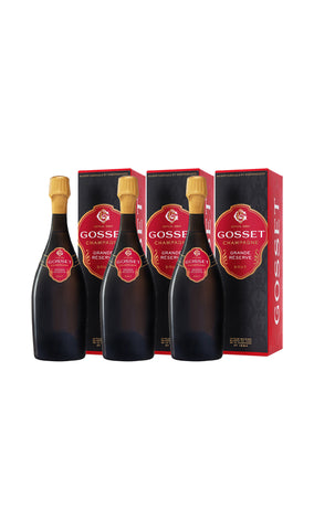 GOSSET GRANDE RESERVE BRUT | CAJA 3 BOTELLAS ESTUCHADAS 1,5L.