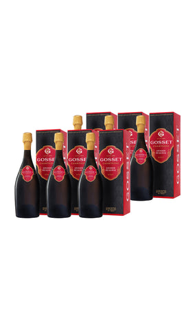 GOSSET GRANDE RESERVE BRUT | CAJA CON 6 BOTELLAS ESTUCHADAS 0,75L