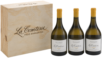 Caja madera 3 botellas 0,75L