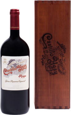 Caja madera 1 botella magnum (1,5L)